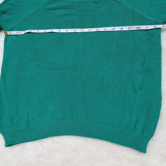 EILEEN Fisher cotton crochet sweater size XS - Picture 10 of 11